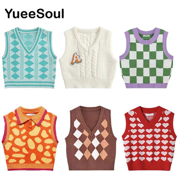 women's vests knitted crop sweater vest summer y2k aesthetic casual 2000s sleeveless pullover knitwear retro sweet cute fashion streetw, Black;white
women's vests knitted crop sweater vest summer y2k aesthetic casual 2000s sleeveless pullover knitwear retro sweet cute fashion streetw, Black;white