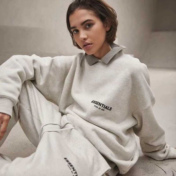 ess hoodie fog double thread essentials flocked letter long sleeved jacket round neck autumn/winter sweater trend sweater, Black
ess hoodie fog double thread essentials flocked letter long sleeved jacket round neck autumn/winter sweater trend sweater, Black