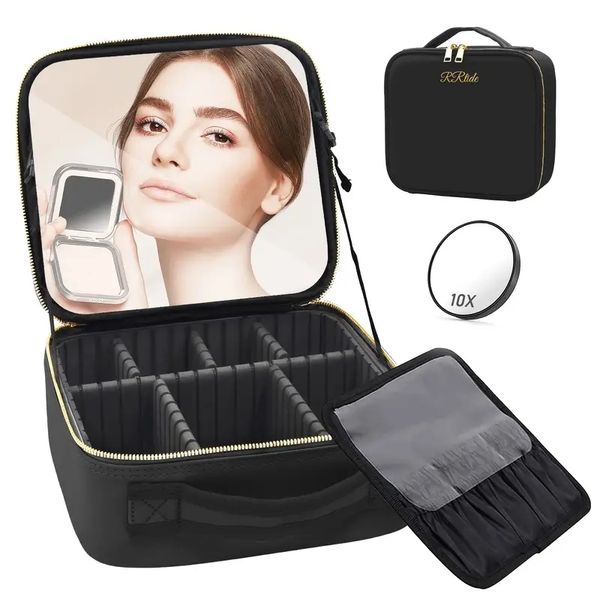 travel makeup bag with mirror, large capacity makeup organizer bag, professional makeup case with mirror
travel makeup bag with mirror, large capacity makeup organizer bag, professional makeup case with mirror