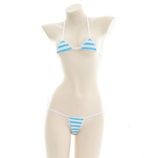 set bikini set women underwear pink blue stripe cute lingerie micro bikinis swimwear japanese schoolgirl anime cosplay costume 230815, Red;black
set bikini set women underwear pink blue stripe cute lingerie micro bikinis swimwear japanese schoolgirl anime cosplay costume 230815, Red;black