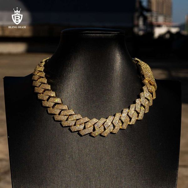 selling sterling sier 20mm hip hop jewelry men necklace zircon cuban link necklace, Silver
selling sterling sier 20mm hip hop jewelry men necklace zircon cuban link necklace, Silver