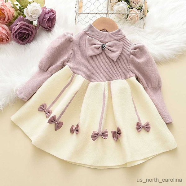 girl's dresses baby girl knitted bow dress clothes clothing for children kids autumn casual princess lovely cute sweet patchwork dress, Red;yellow
girl's dresses baby girl knitted bow dress clothes clothing for children kids autumn casual princess lovely cute sweet patchwork dress, Red;yellow