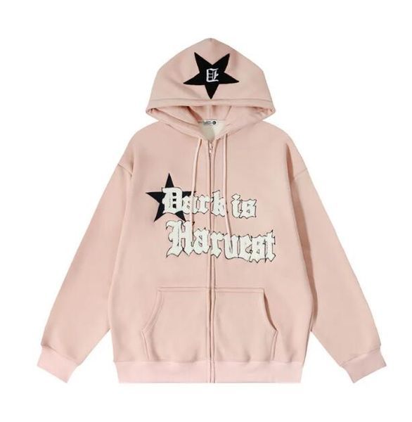 2023 new fashion casual hoodie sweatshirt y2k hooded sweatshirt hip hop five-point star oversized hoodie loose jacket street clothing216, Black
2023 new fashion casual hoodie sweatshirt y2k hooded sweatshirt hip hop five-point star oversized hoodie loose jacket street clothing216, Black
