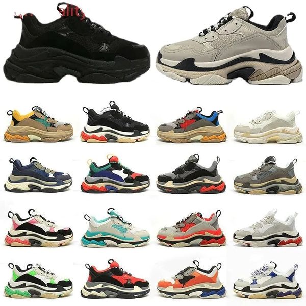 designer casual shoes for men and women paris triple s fashion vintage low daddy shoes outdoor running sneakers b22, Black
designer casual shoes for men and women paris triple s fashion vintage low daddy shoes outdoor running sneakers b22, Black