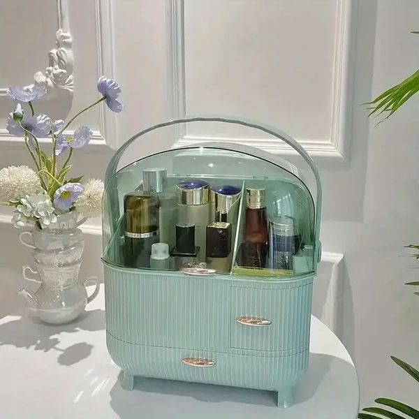 makeup organizer, large capacity dust and waterproof cosmetic organizer, skincare organizers, makeup brush storage case, cosmetic display ca
makeup organizer, large capacity dust and waterproof cosmetic organizer, skincare organizers, makeup brush storage case, cosmetic display ca