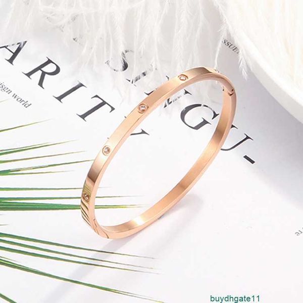 f5wr bracelet bangle simple fashion trendsetter creative stainless steel rose gold diamond women's titanium, Black
f5wr bracelet bangle simple fashion trendsetter creative stainless steel rose gold diamond women's titanium, Black