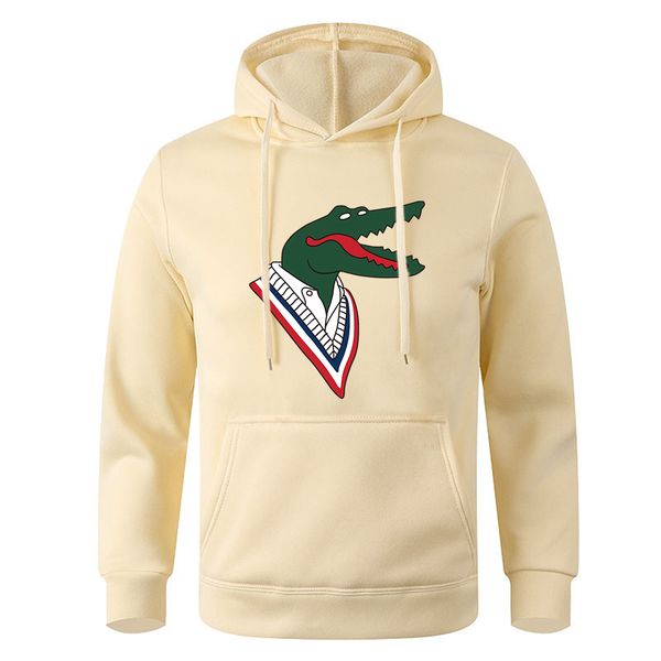 men cute animal gentleman crocodile print hoodies vintage sport fleece long sleeve pullover sweatshirt brand ladies clothing, Black
men cute animal gentleman crocodile print hoodies vintage sport fleece long sleeve pullover sweatshirt brand ladies clothing, Black
