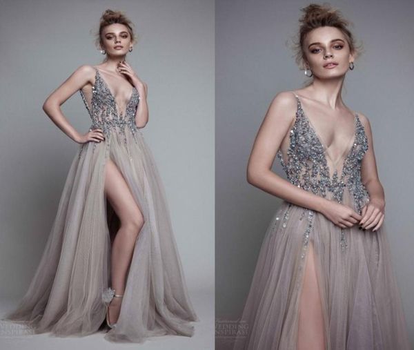 pearl sequins vneck evening gowns puffy ruched side slit sleeveless zipper backless prom dresses 2017 floor length evening g1509017, Black;red
pearl sequins vneck evening gowns puffy ruched side slit sleeveless zipper backless prom dresses 2017 floor length evening g1509017, Black;red