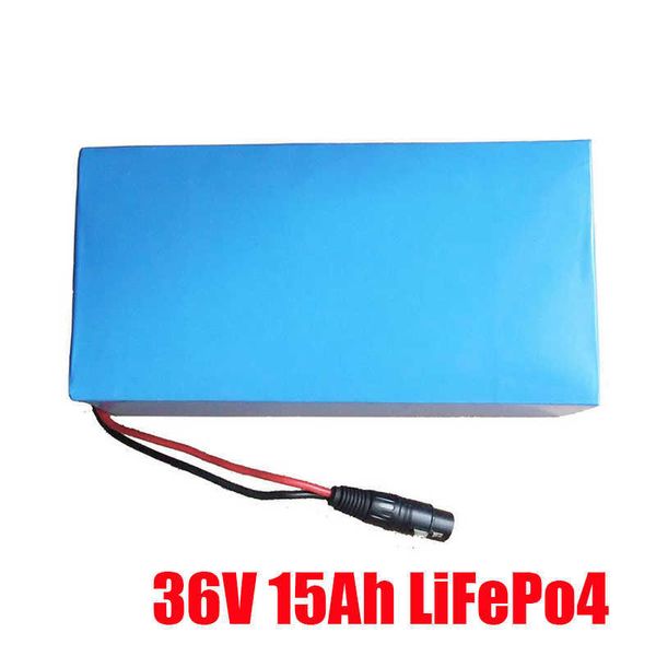 Image of Electric bike battery 36v 15ah lifepo4 rechargeable lipo ebike battery 36v for electric bike +5A charger