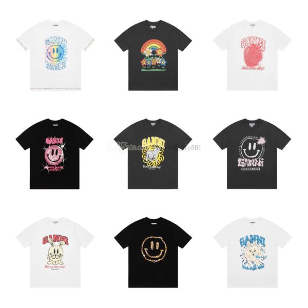 designer ganni women t shirt beach tees versatile fruits peach cartoon print round neck casual loose pullover short sleeve t-shirt clothing, White
designer ganni women t shirt beach tees versatile fruits peach cartoon print round neck casual loose pullover short sleeve t-shirt clothing, White
