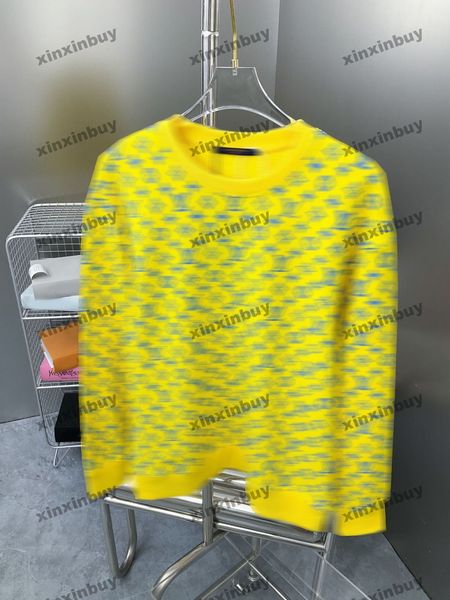 xinxinbuy men women designer sweatshirt letter gradient printing sweater yellow black white s-2xl, Black;brown
xinxinbuy men women designer sweatshirt letter gradient printing sweater yellow black white s-2xl, Black;brown