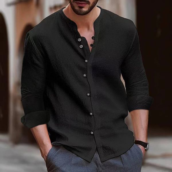 designer men's casual shirts linen shirt casual men clothes plus size linen shirt blouse everyday shirt minimalist clothing modern blou, White;black
designer men's casual shirts linen shirt casual men clothes plus size linen shirt blouse everyday shirt minimalist clothing modern blou, White;black