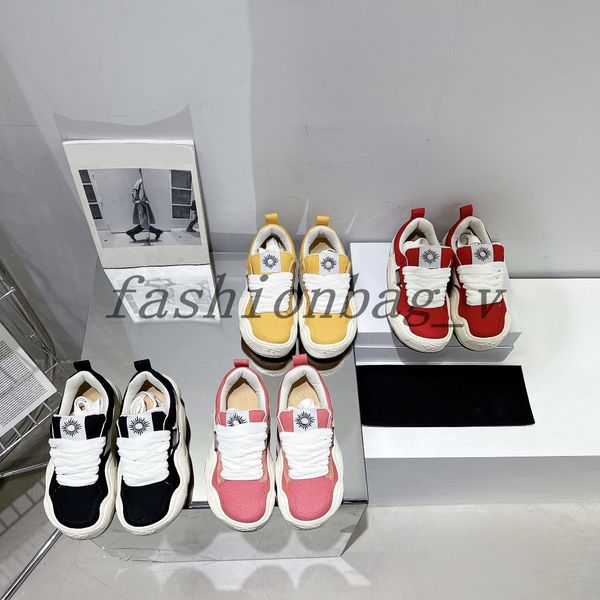 designer casual shoes women sneakers heyday sneaker platform canvas shoe women triple wavy bread shoe thick soled rubber trainers stitching, Black
designer casual shoes women sneakers heyday sneaker platform canvas shoe women triple wavy bread shoe thick soled rubber trainers stitching, Black