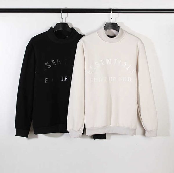 ess hoodie autumn and winter new essentials season 8 double line fog stereo glue letter plush loose high neck sweater, Black
ess hoodie autumn and winter new essentials season 8 double line fog stereo glue letter plush loose high neck sweater, Black