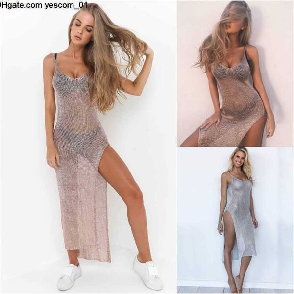 beach cover-ups hollow out knitted swimwear split up tank long dress cover body sheath wear seaside, White;black
beach cover-ups hollow out knitted swimwear split up tank long dress cover body sheath wear seaside, White;black