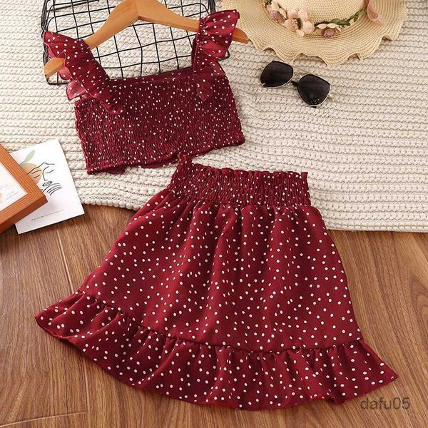 clothing sets 6-11y children sets girls summer square collar camisole short skirt 2pcs suits print loose casual cute kids r230816, White
clothing sets 6-11y children sets girls summer square collar camisole short skirt 2pcs suits print loose casual cute kids r230816, White