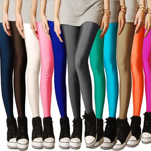 womens leggings visnxgi women solid color pants leggings shinny elasticity casual trousers fluorescent spandex candy anklelength knitted bot, Black
womens leggings visnxgi women solid color pants leggings shinny elasticity casual trousers fluorescent spandex candy anklelength knitted bot, Black