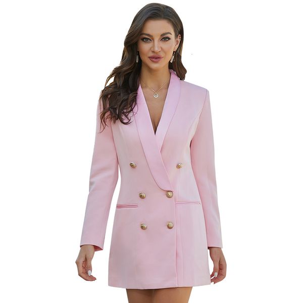 basic casual dresses amandina luxe women ladies luxury double breasted blazer tuxedo style dress 230815, Black;gray
basic casual dresses amandina luxe women ladies luxury double breasted blazer tuxedo style dress 230815, Black;gray