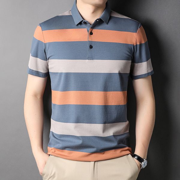 mens polos summer polo shirts with short sleeve business stripes print casual fashion sport wear oversized t man clothes 230815, White;black
mens polos summer polo shirts with short sleeve business stripes print casual fashion sport wear oversized t man clothes 230815, White;black