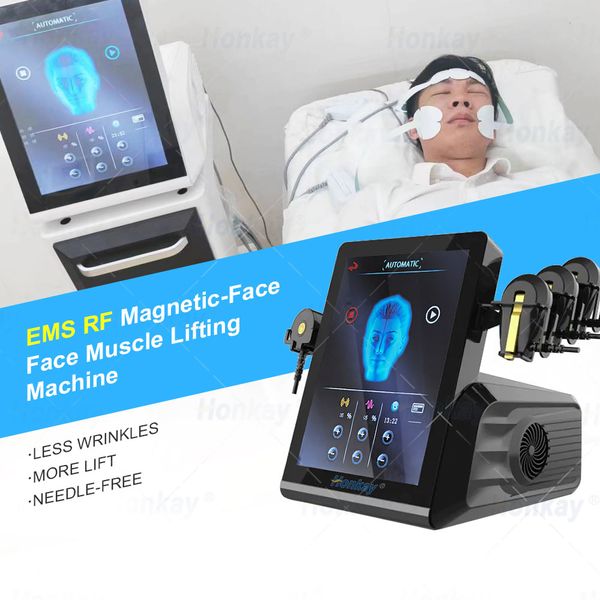 rf heat energy and high-intensity pulse magnetic technology ems facial muscle stimulate increase facial collagen wrinkles removal face lift
rf heat energy and high-intensity pulse magnetic technology ems facial muscle stimulate increase facial collagen wrinkles removal face lift