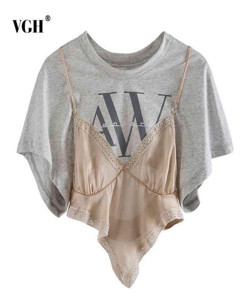 vgh elegant patchwork t shirt women o neck short sleeve asymmetrical hit color print lace up irregular hem tshirts female tide y04888095, White
vgh elegant patchwork t shirt women o neck short sleeve asymmetrical hit color print lace up irregular hem tshirts female tide y04888095, White