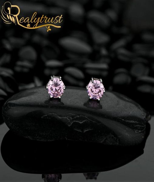 realytrust 1ct round pink high carbon diamond stud earrings for women solid 925 sterling silver 10 arrows heart wedding earrings7753836, Golden;silver
realytrust 1ct round pink high carbon diamond stud earrings for women solid 925 sterling silver 10 arrows heart wedding earrings7753836, Golden;silver