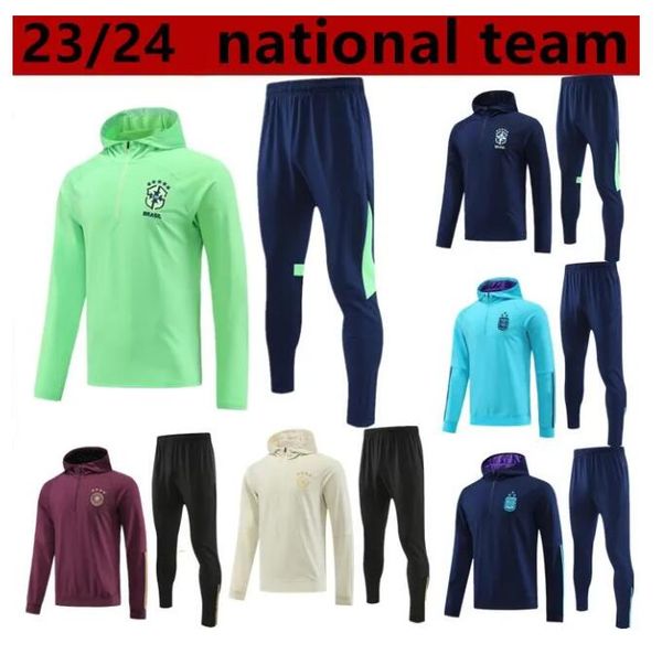 2023/2024 world cup sportswear germany brazil argentina tracksuit men hoodie jacket half pull hoodie training suit chandal futbol, Black
2023/2024 world cup sportswear germany brazil argentina tracksuit men hoodie jacket half pull hoodie training suit chandal futbol, Black