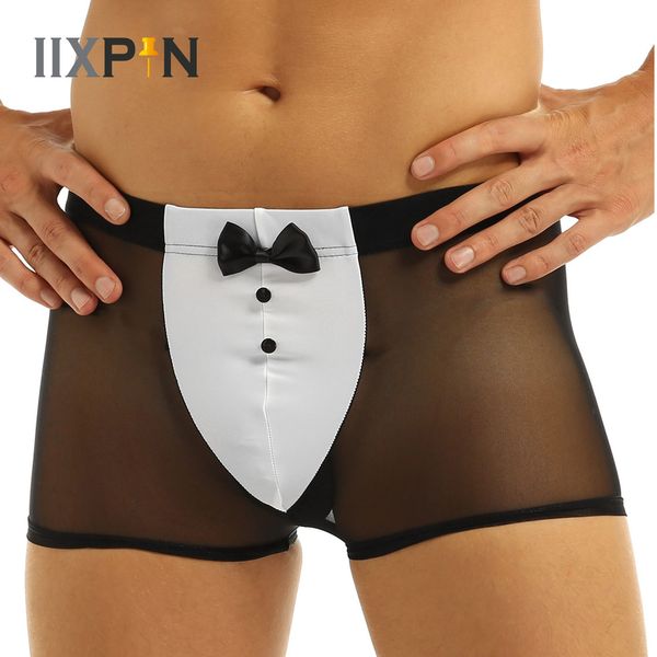 briefs panties gentleman lingerie men maid underwear rabbit ears knickers boxer briefs short bulge pouch mesh see through funny underpants 2, Red;black
briefs panties gentleman lingerie men maid underwear rabbit ears knickers boxer briefs short bulge pouch mesh see through funny underpants 2, Red;black