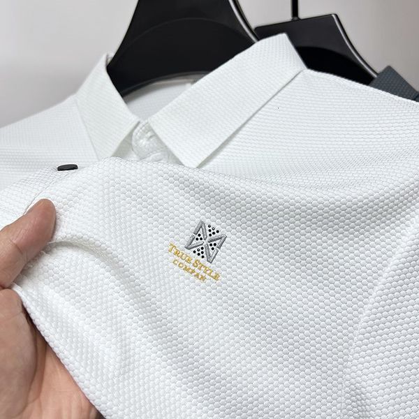 mens polos high end brand letter embroidery short sleeve polo shirt for mens summer fashion casual ice silk breathable cool lapel tshirt 230, White;black
mens polos high end brand letter embroidery short sleeve polo shirt for mens summer fashion casual ice silk breathable cool lapel tshirt 230, White;black