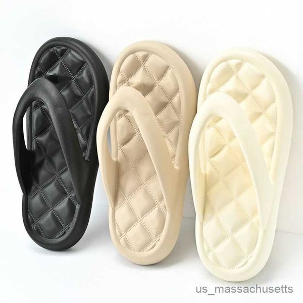 slipper 2023 outdoor flip flops women cloud slippers soft sandals women thick soled woven designer shoes home non-slip beach r230816, Black;grey
slipper 2023 outdoor flip flops women cloud slippers soft sandals women thick soled woven designer shoes home non-slip beach r230816, Black;grey