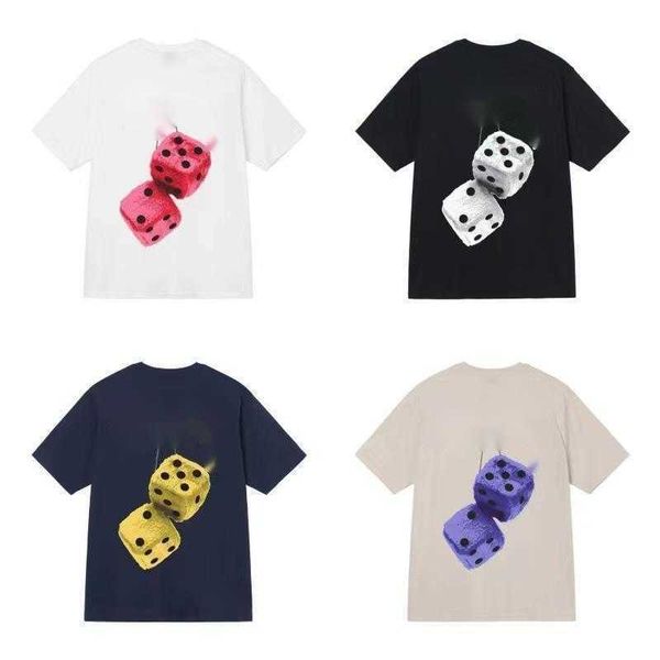 short sleeve t-shirt for men's new style dice printing fashion brand and women's 265g loose couple 7r4r ugxu shpj, White;black
short sleeve t-shirt for men's new style dice printing fashion brand and women's 265g loose couple 7r4r ugxu shpj, White;black