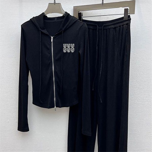 luxury women pants cardigan set charming autumn spring woman hooded casual outfits lapel zipper trouser set, Black
luxury women pants cardigan set charming autumn spring woman hooded casual outfits lapel zipper trouser set, Black
