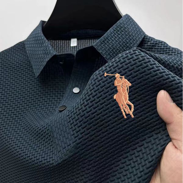 mens polos summer brand polo shirt silk fabric short sleeve breathable comfortable business casual tshirt 230815, White;black
mens polos summer brand polo shirt silk fabric short sleeve breathable comfortable business casual tshirt 230815, White;black