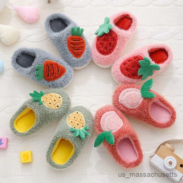 slipper winter kids boys girls cute warm home slippers fruit cotton slippers anti-slip soft breathable comfortable plush shoes r230816, Black;grey
slipper winter kids boys girls cute warm home slippers fruit cotton slippers anti-slip soft breathable comfortable plush shoes r230816, Black;grey