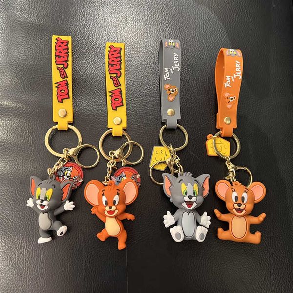 07mx key rings creative cartoon cat and mouse key chain cat and mouse pvc doll bag pendant couple accessories, Slivery;golden
07mx key rings creative cartoon cat and mouse key chain cat and mouse pvc doll bag pendant couple accessories, Slivery;golden