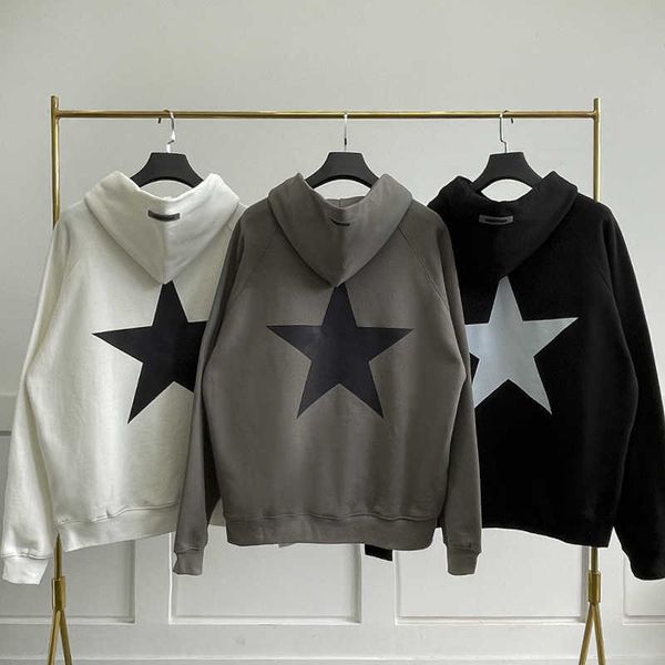ess hoodie essentials double line high street hoodie five pointed star fashion loose sweater fashion for men and women, Black
ess hoodie essentials double line high street hoodie five pointed star fashion loose sweater fashion for men and women, Black