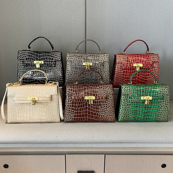 Outlet factory ladies shoulder bags 6 colors daily Joker embossed leather handbag classic crocodile handbags elegant fashion backpack 8099#, Brown
Outlet factory ladies shoulder bags 6 colors daily Joker embossed leather handbag classic crocodile handbags elegant fashion backpack 8099#, Brown