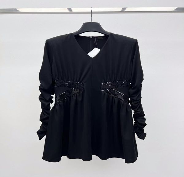 milan runway dress 2023 new spring v neck long sleeve sequins designer dresses brand same style dress 010444346094, Black
milan runway dress 2023 new spring v neck long sleeve sequins designer dresses brand same style dress 010444346094, Black