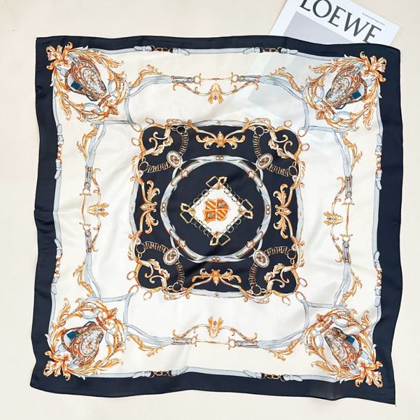 scarves spring summer fashion printed scarf lady professional hair band scarf 70*70cm small square designer silk scarf muslim girl 230815, Blue;gray
scarves spring summer fashion printed scarf lady professional hair band scarf 70*70cm small square designer silk scarf muslim girl 230815, Blue;gray