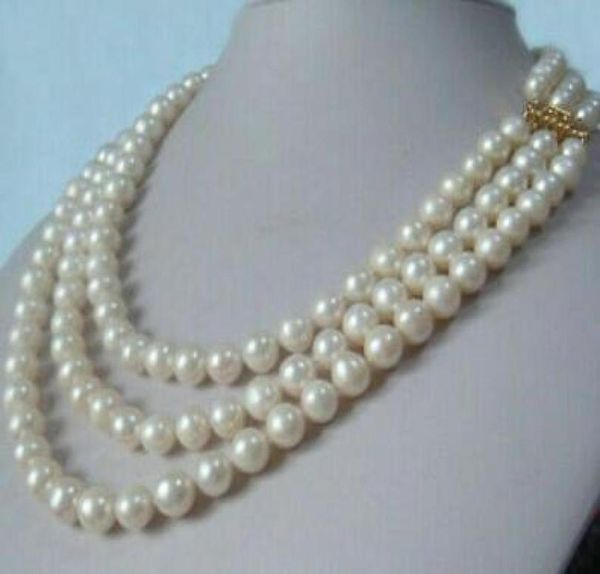 fine pearls jewelry threestrand natural 885mm akoya white pearl necklace 17quot18quot19quot 14k gold clasp8735292, Black
fine pearls jewelry threestrand natural 885mm akoya white pearl necklace 17quot18quot19quot 14k gold clasp8735292, Black