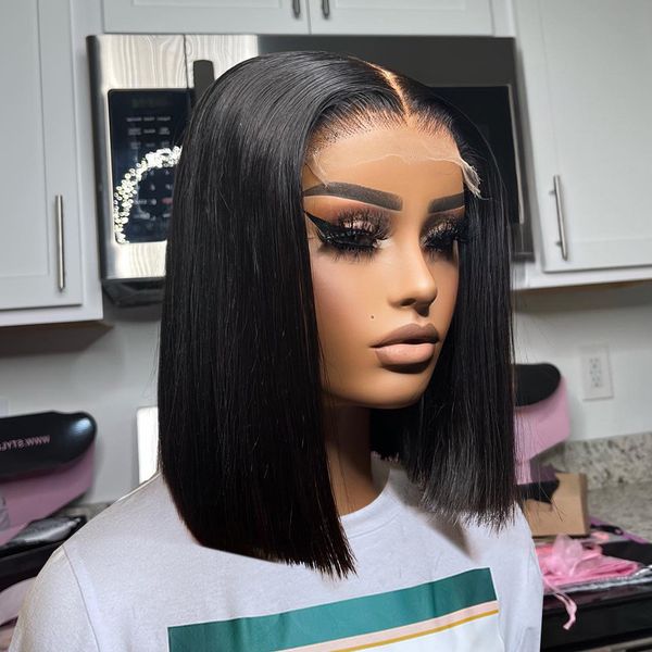 Straight Bob Hair Wig Human Hair Lace Frontal Wig 180%density Pre Plucked 13x4 Transparent Lace Front Wigs Remy Short 4x4 Lace Closure Wigs, Ombre color
Straight Bob Hair Wig Human Hair Lace Frontal Wig 180%density Pre Plucked 13x4 Transparent Lace Front Wigs Remy Short 4x4 Lace Closure Wigs, Ombre color