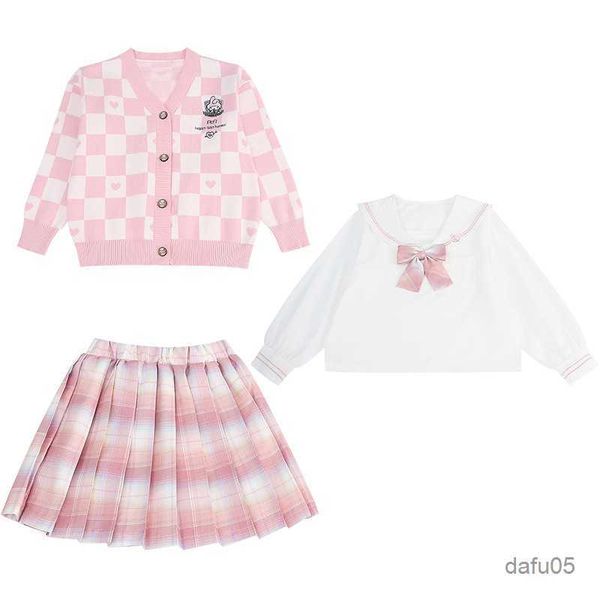 clothing sets school sweater pleated skirt suit spring autumn cotton knitted cardigan plaid skirts shirts set with sock tie r230816, White
clothing sets school sweater pleated skirt suit spring autumn cotton knitted cardigan plaid skirts shirts set with sock tie r230816, White