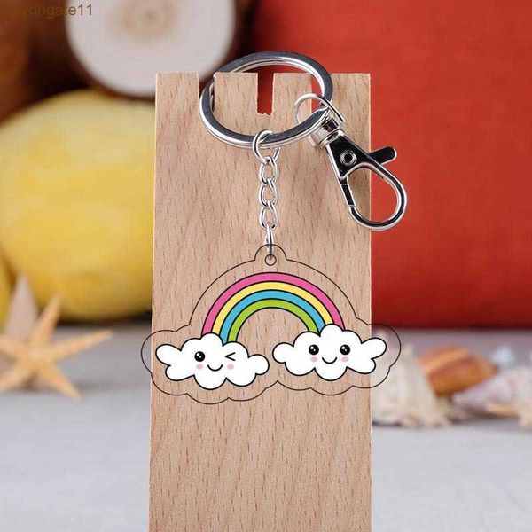 p10l key rings new creative rainbow bridge rainbow set acrylic key chain pendant bag accessories, Slivery;golden
p10l key rings new creative rainbow bridge rainbow set acrylic key chain pendant bag accessories, Slivery;golden