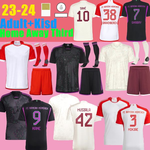 23 24 soccer jersey sane 2023 2024 football shirt goretzka gnabry camisa de futebol men kids kits kimmich fans player bayern munic oktoberfe, Black;yellow
23 24 soccer jersey sane 2023 2024 football shirt goretzka gnabry camisa de futebol men kids kits kimmich fans player bayern munic oktoberfe, Black;yellow
