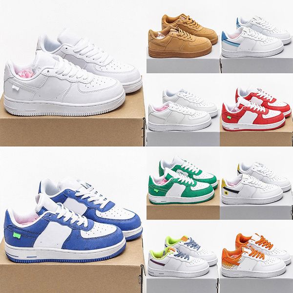 2023 new kids shoes forse 1 boys girls triple white black dark brown trainers shadow pale ivory washed coral aurora sapphire sneakers design
2023 new kids shoes forse 1 boys girls triple white black dark brown trainers shadow pale ivory washed coral aurora sapphire sneakers design