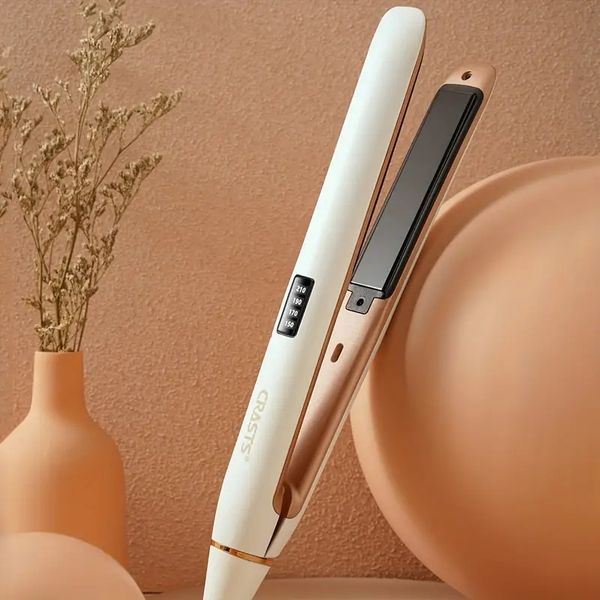 professional 2-in-1 hair straightener and curler for all hair types - perfect for women's hair styling, Black
professional 2-in-1 hair straightener and curler for all hair types - perfect for women's hair styling, Black