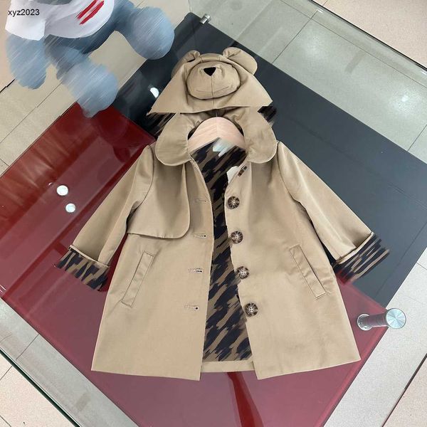 23ss designer baby coats doll bear face hat kids jacket khaki child outwear size 100-160 cm brother and sister costume july21, Camo
23ss designer baby coats doll bear face hat kids jacket khaki child outwear size 100-160 cm brother and sister costume july21, Camo