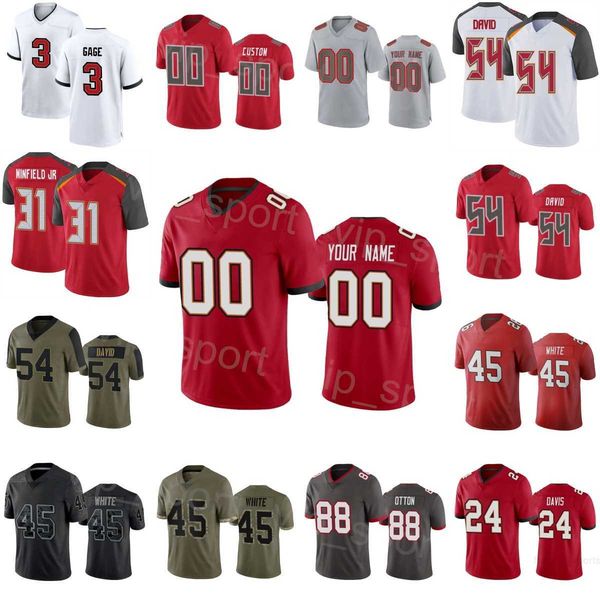 team football 45 devin white jerseys 31 antoine winfield jr 24 carlton davis iii 3 russell gage 88 cade otton 54 lavonte david vapor untouch, Black;red
team football 45 devin white jerseys 31 antoine winfield jr 24 carlton davis iii 3 russell gage 88 cade otton 54 lavonte david vapor untouch, Black;red