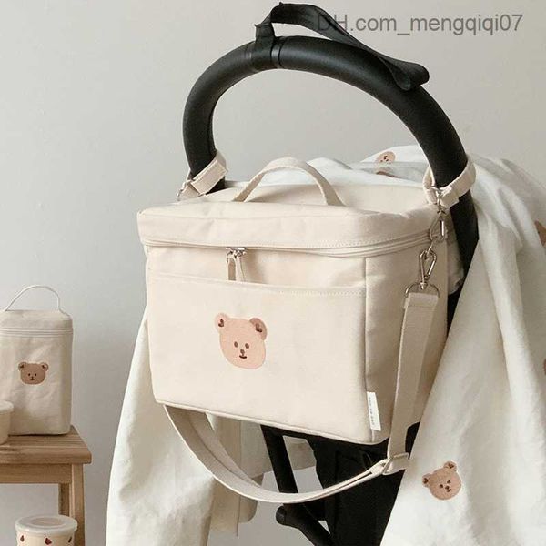 diaper bags milancel mommy insulated bag embroidered bear stroller portable storage bag z230816
diaper bags milancel mommy insulated bag embroidered bear stroller portable storage bag z230816