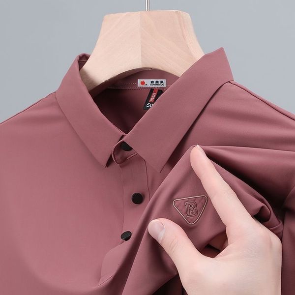mens polos summer cool breathable short sleeve tshirt mens lapel loose casual business highend ice silk seamless polo shirt 230815, White;black
mens polos summer cool breathable short sleeve tshirt mens lapel loose casual business highend ice silk seamless polo shirt 230815, White;black